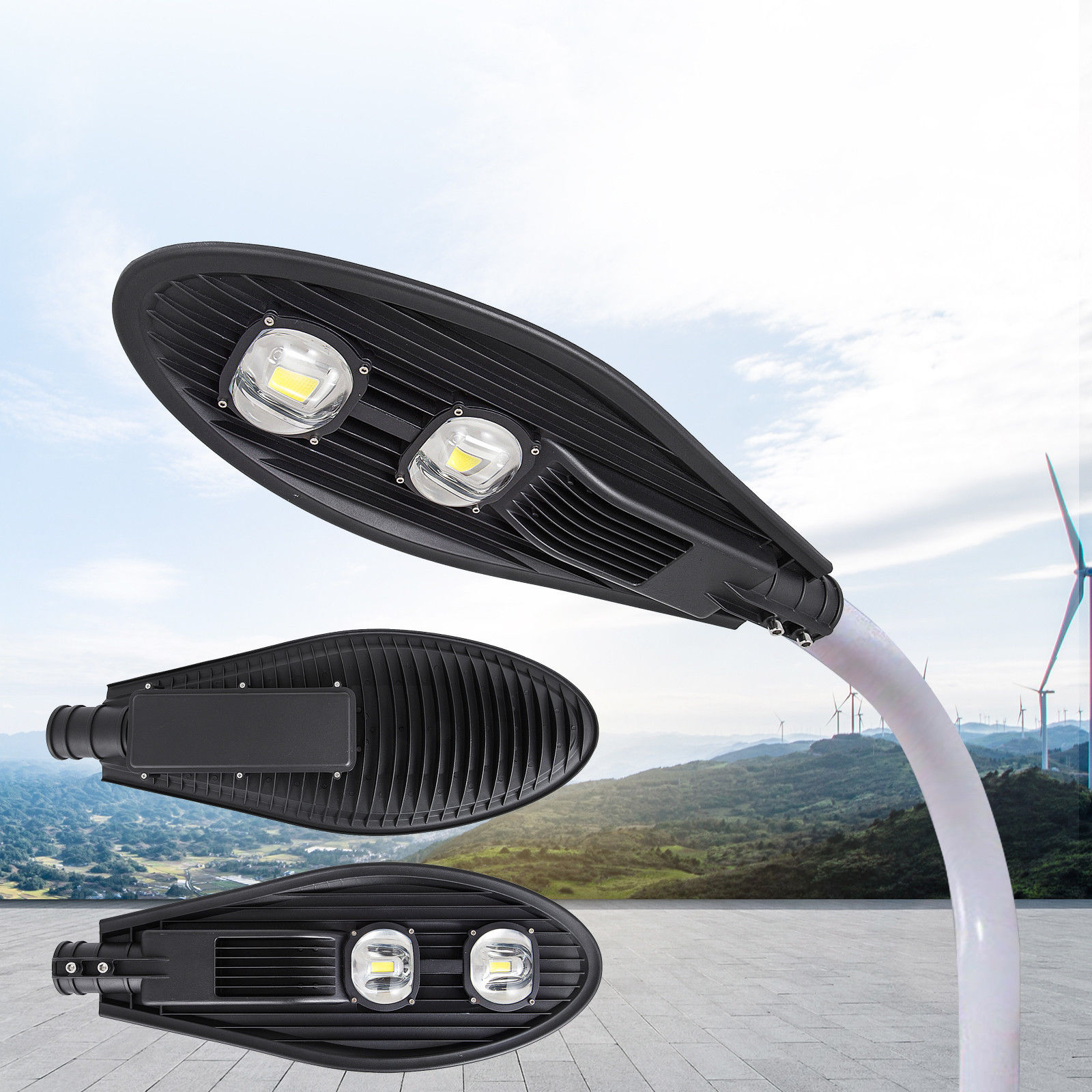 ĐÈN ĐƯỜNG CHIẾC LÁ ĐỦ CÔNG SUẤT 50W 100W 150W 200W