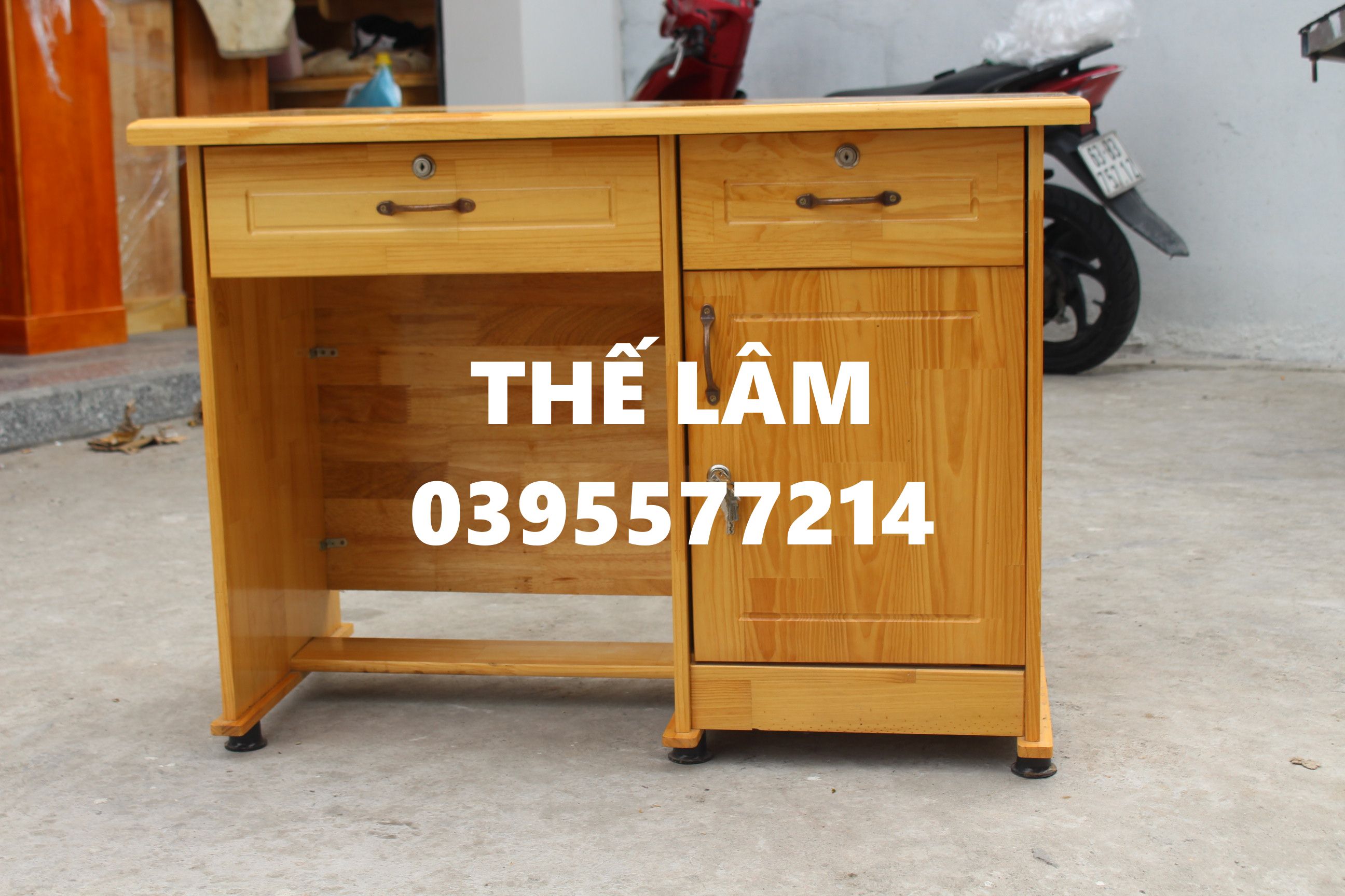 bàn làm việc gỗ tự nhiên