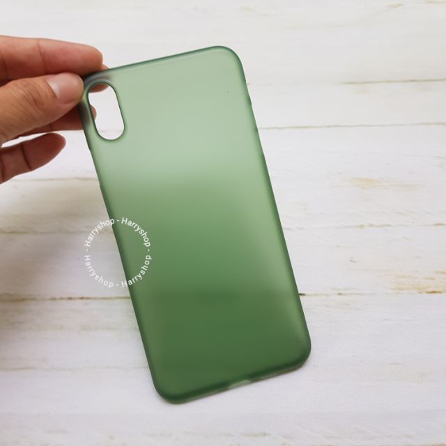 Ốp lưng siêu mỏng cho iPhone Xs (ốp không bị ố vàng khi sử dụng)