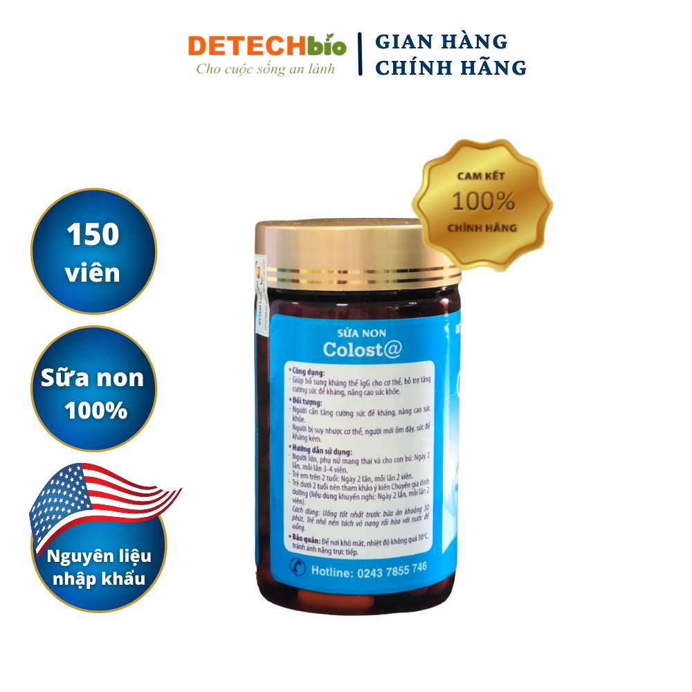Sữa non Colost dành cho phụ nữ mang thai (150v)