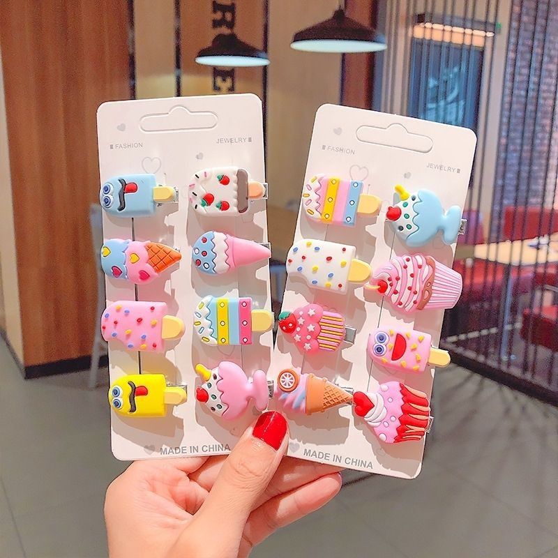 Sét 10 cặp tóc cho bé gái sành điệu