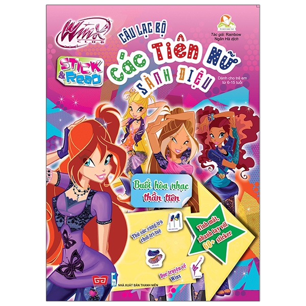 Fahasa - Winx Club Stick And Read - Câu Lạc Bộ Các Tiên Nữ Sành Điệu: Buổi Hòa Nhạc Thần Tiên