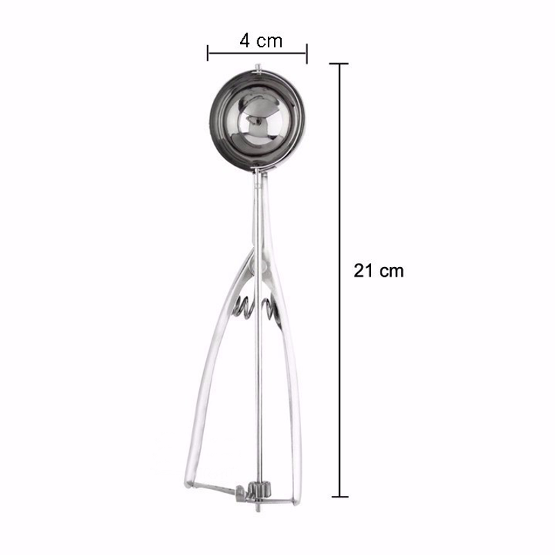 Muỗng Múc Kem Inox 4cm, 5cm, 6cm [ INOX CAO CẤP ]