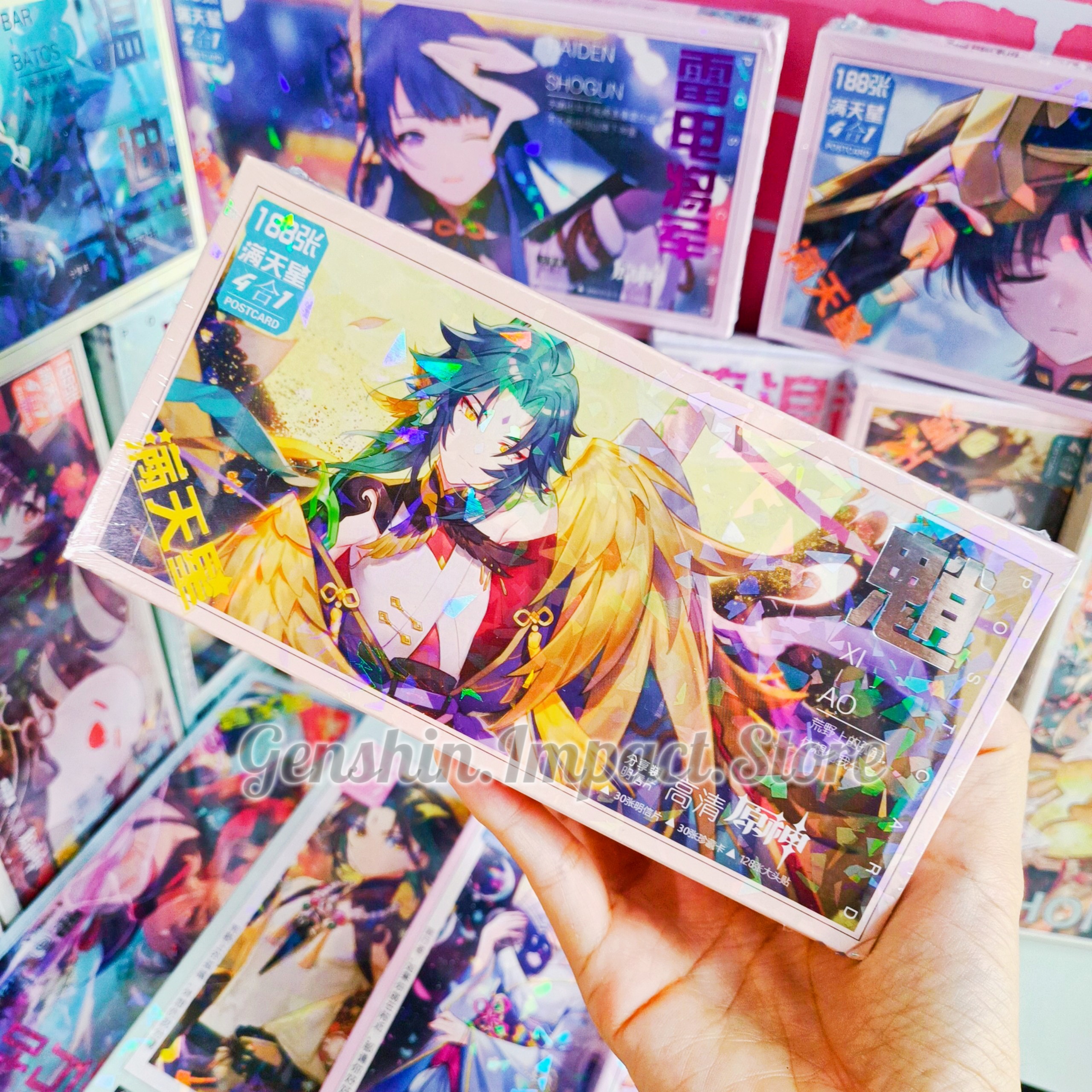 Hộp Postcard Genshin Impact (Mẫu 2)