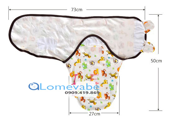 [HCM]CHĂN Ủ QUẤN SWADDLEME TRẺ SƠ SINH SUMMER.CHO BÉ GÁI