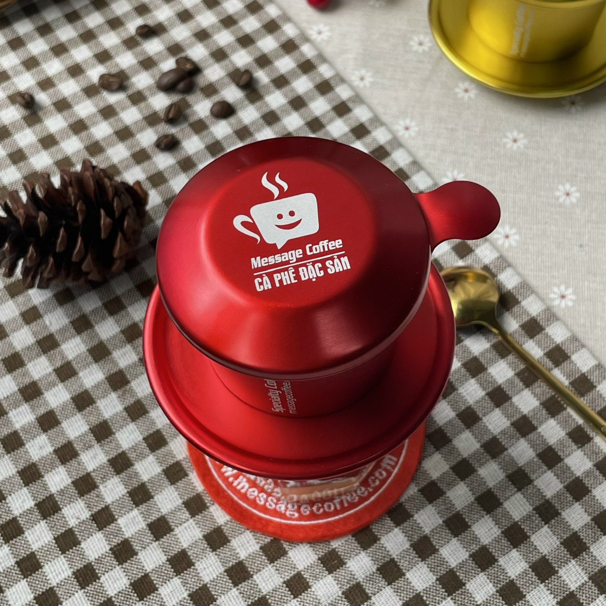 Phin Nhôm ANODE cao cấp phiên bản PREMIUM từ Message Coffee