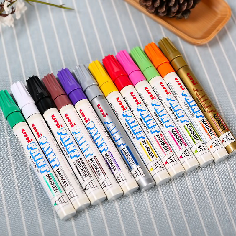 [HCM]BÚT SƠN UNI PAINT MARKER PX20 NÉT 2.2 - 2.8 MM ( VẼ ĐƯỢC TRÊN TẤT CẢ VẬT LIỆU)