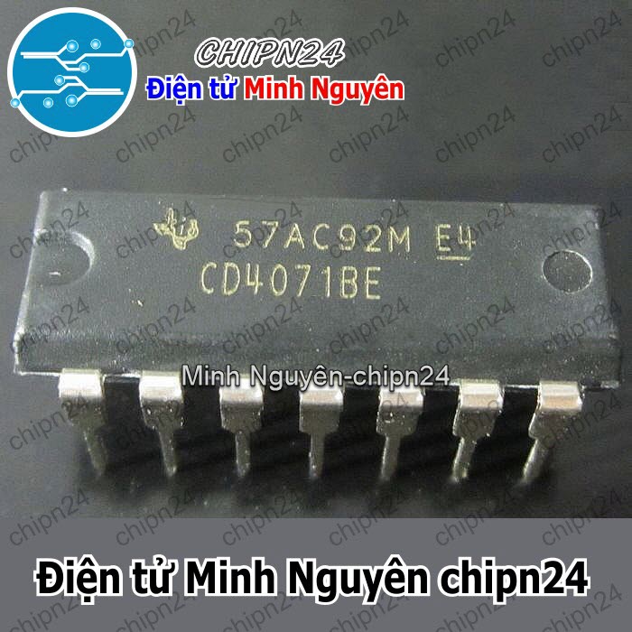 [2 con] (DIP) IC CD4071 DIP-14 (CD4071BE) (IC Cổng OR (4 Cổng OR 2 ngõ vào)) - HH004086