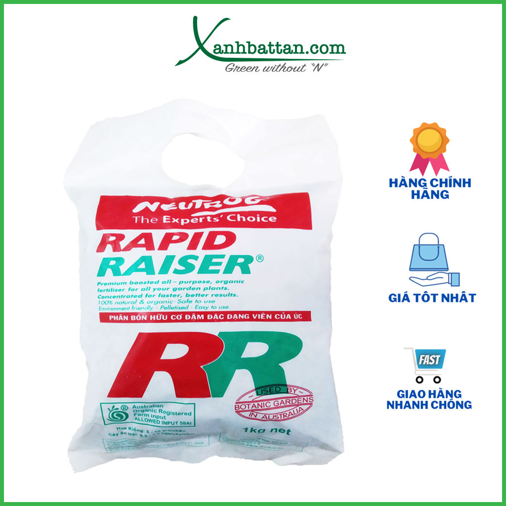 Phân Hữu Cơ Rapid Raiser Nhập Khẩu Từ Úc Túi 1 Kg
