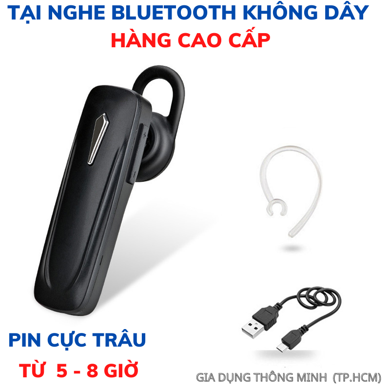 TAI NGHE BLUETOOTH KHÔNG DÂY - TAI NGHE BLUETOOTH DÒNG SAMSUNG-OPPO CHẤT LƯỢNG TỐT - SẠC PIN NHANH - KẾT NỐI DỄ DÀNG - CHỐNG ỒN KHI LÁI XE HỖ TRỢ ĐÀM THOẠI NGHE NHẠC CHUYỂN BÀI TĂNG GIẢM ÂM LƯỢNG