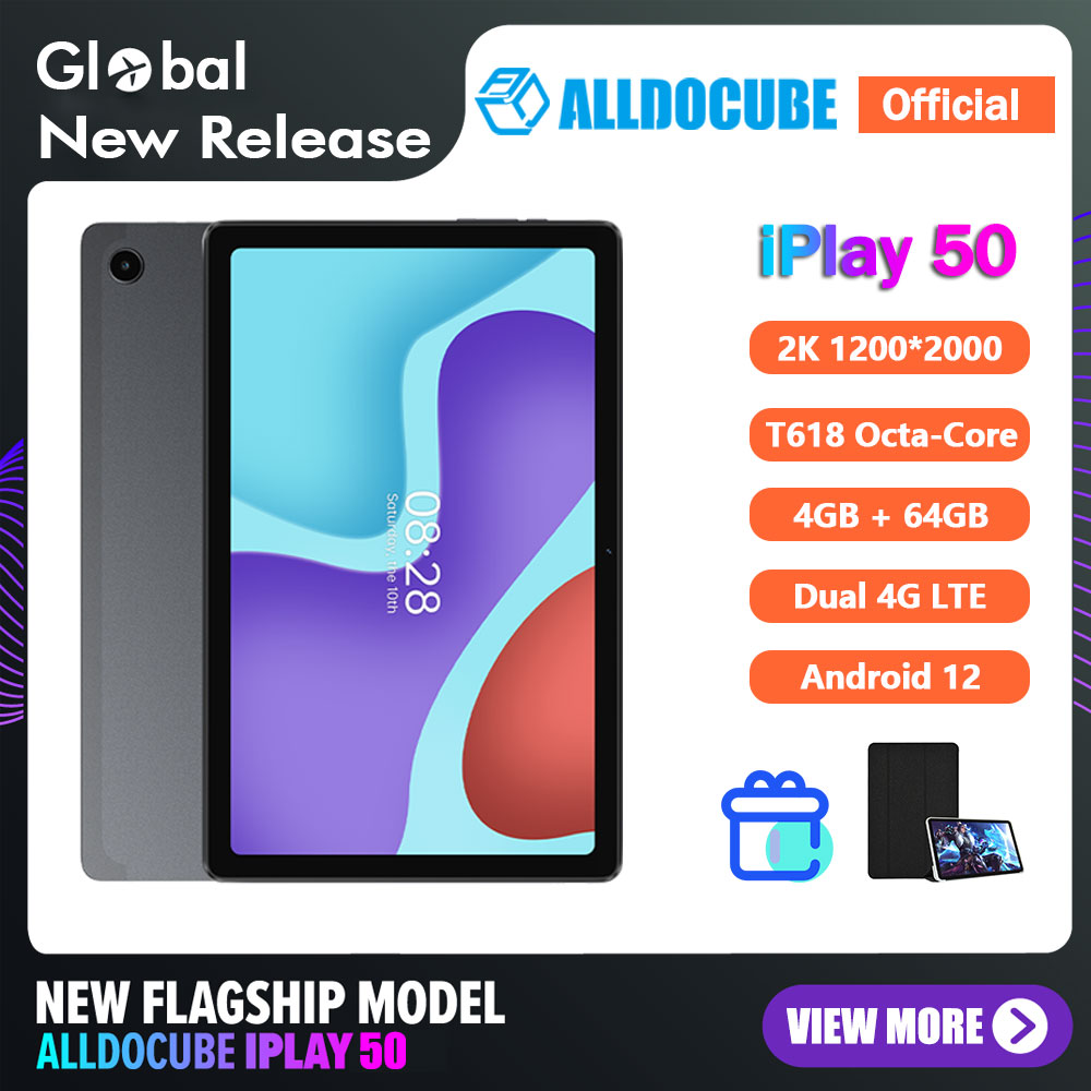 World Premiere Alldocube iPlay 50 Tablet 10.4 inch 2K Screen 4GB RAM 64GB