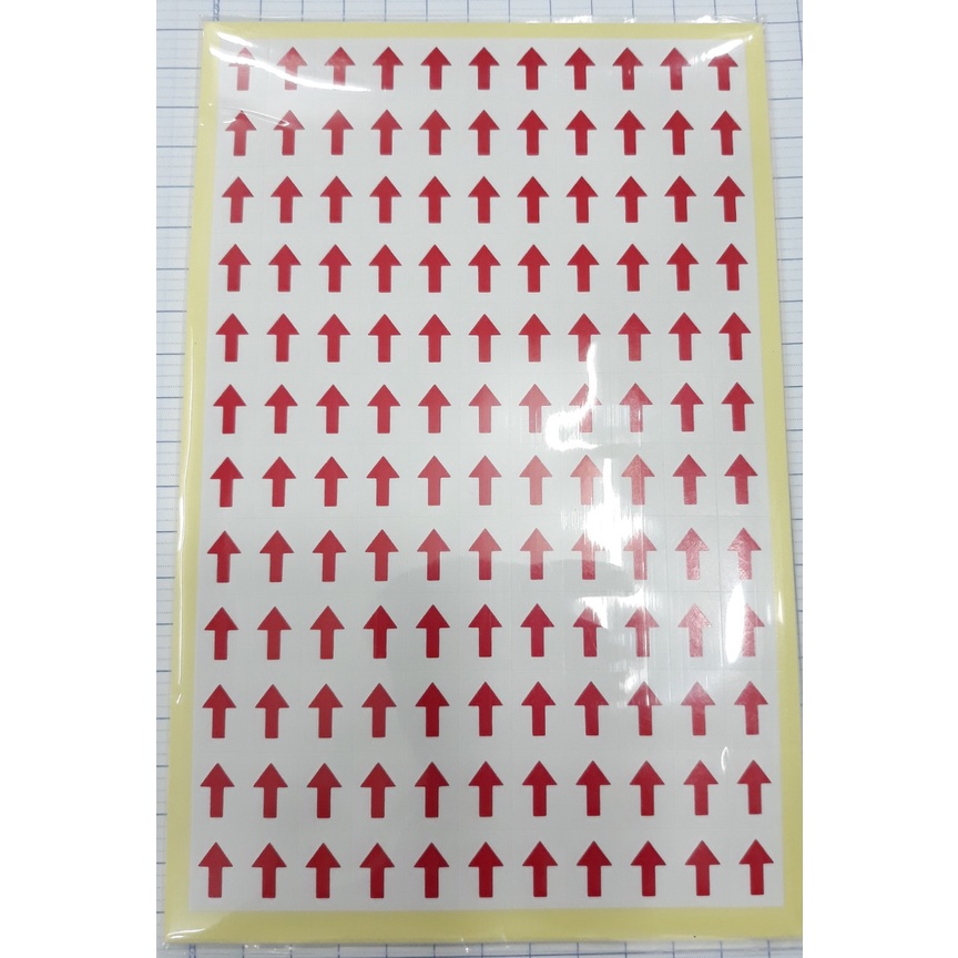 Decal mũi tên vuông