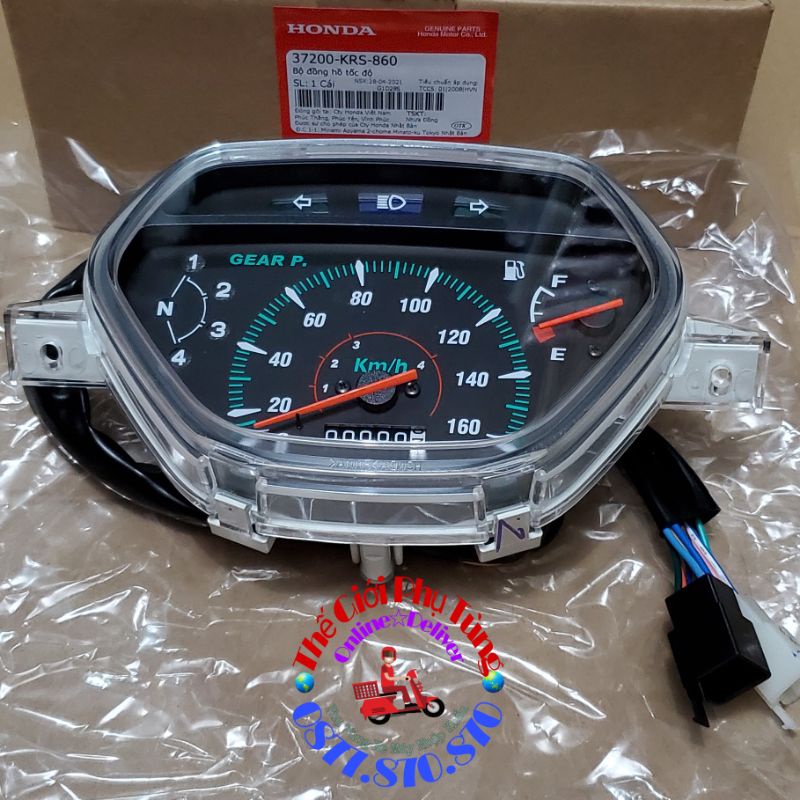 Đồng hồ wave alpha đời đầu zin mới chính hãng - 37200-krs-860