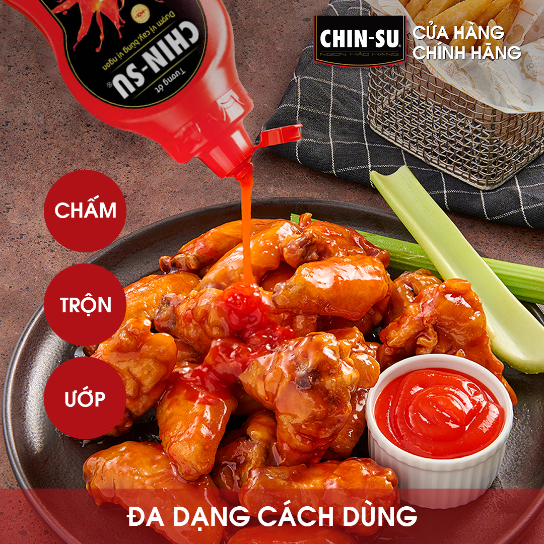 Combo 2 Tương Ớt CHIN-SU 500G (Bao bì có thể thay đổi theo đợt nhập hàng)