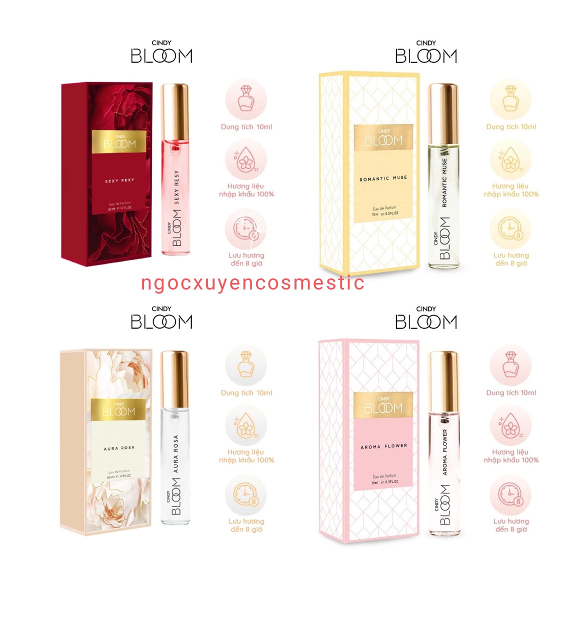 NƯỚC HOA CINDY BLOOM 10ML (CHÍNH HÃNG)