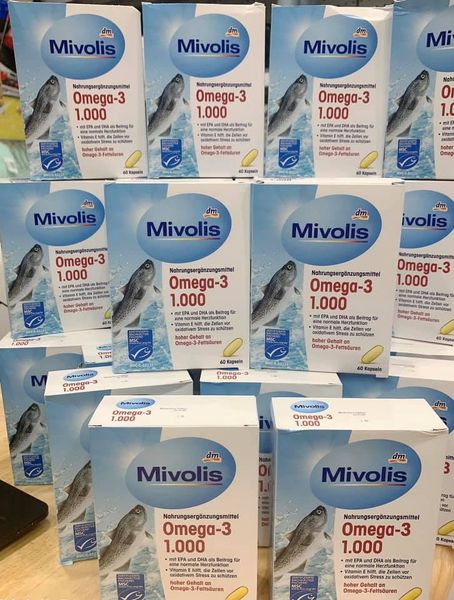 V I Ê N U Ố N G MIVOLIS OMEGA-3 1000 mg.