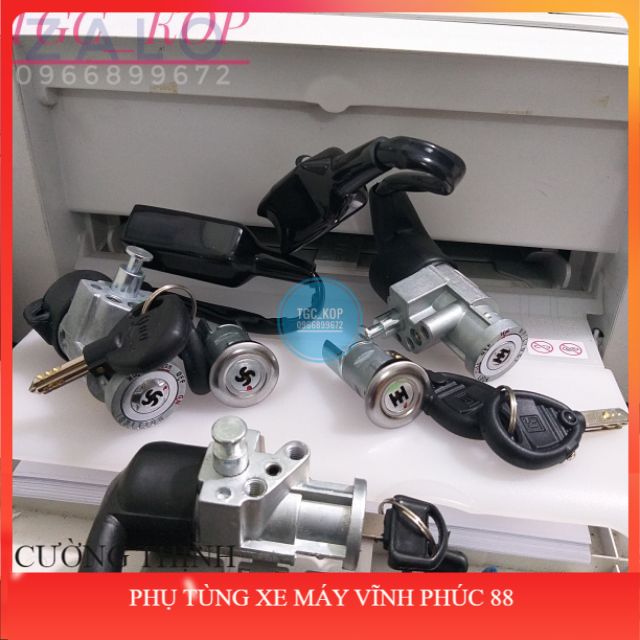 Khóa 2 , 4 ,6 cạch gắn DREAM thái ,xe super DREAM việt nam ( giá 1 bộ khóa trước & sau ) -8%