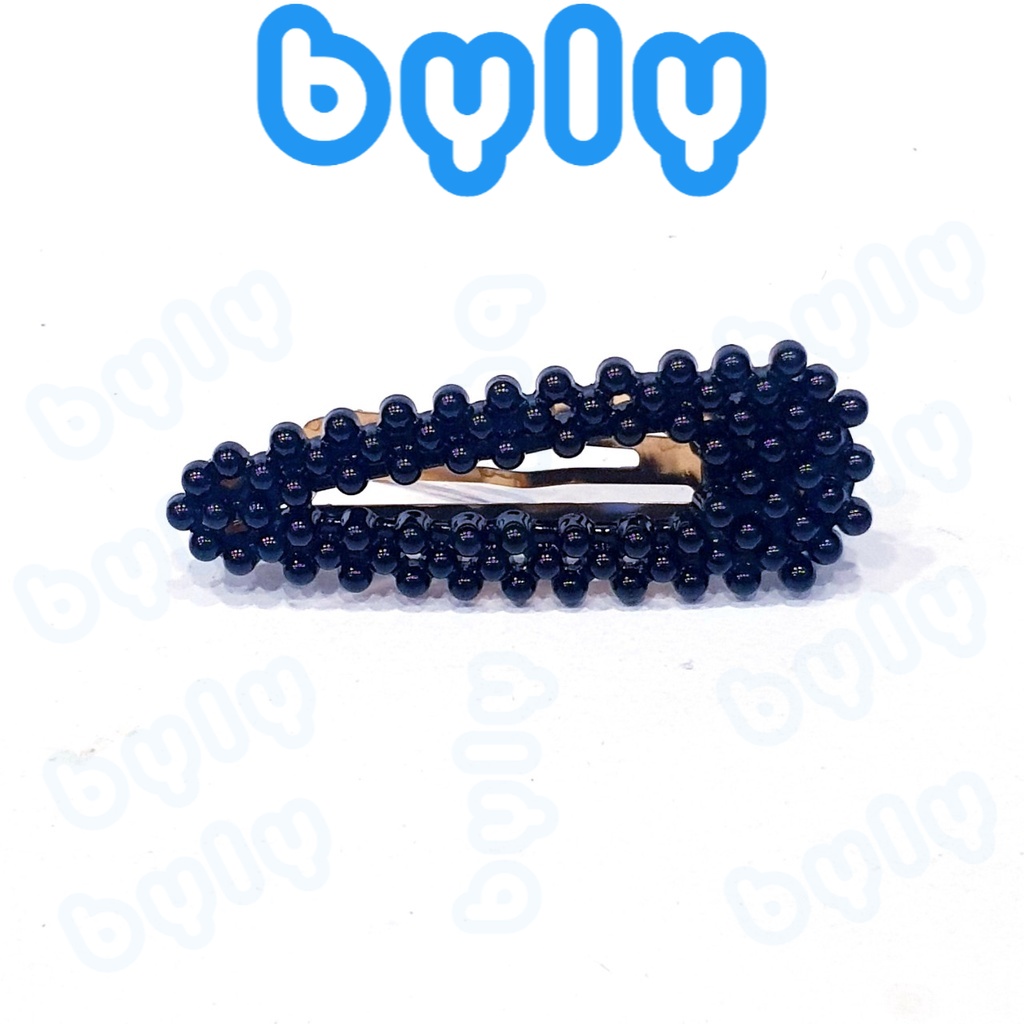 [Ship hỏa tốc] Kẹp tóc bấm thời trang đen - trắng  VBBET30 - ByLy Store