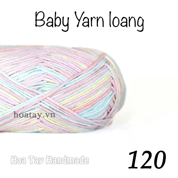 Len Baby Yarn loang đan móc trang phục, phụ kiện cho bé.