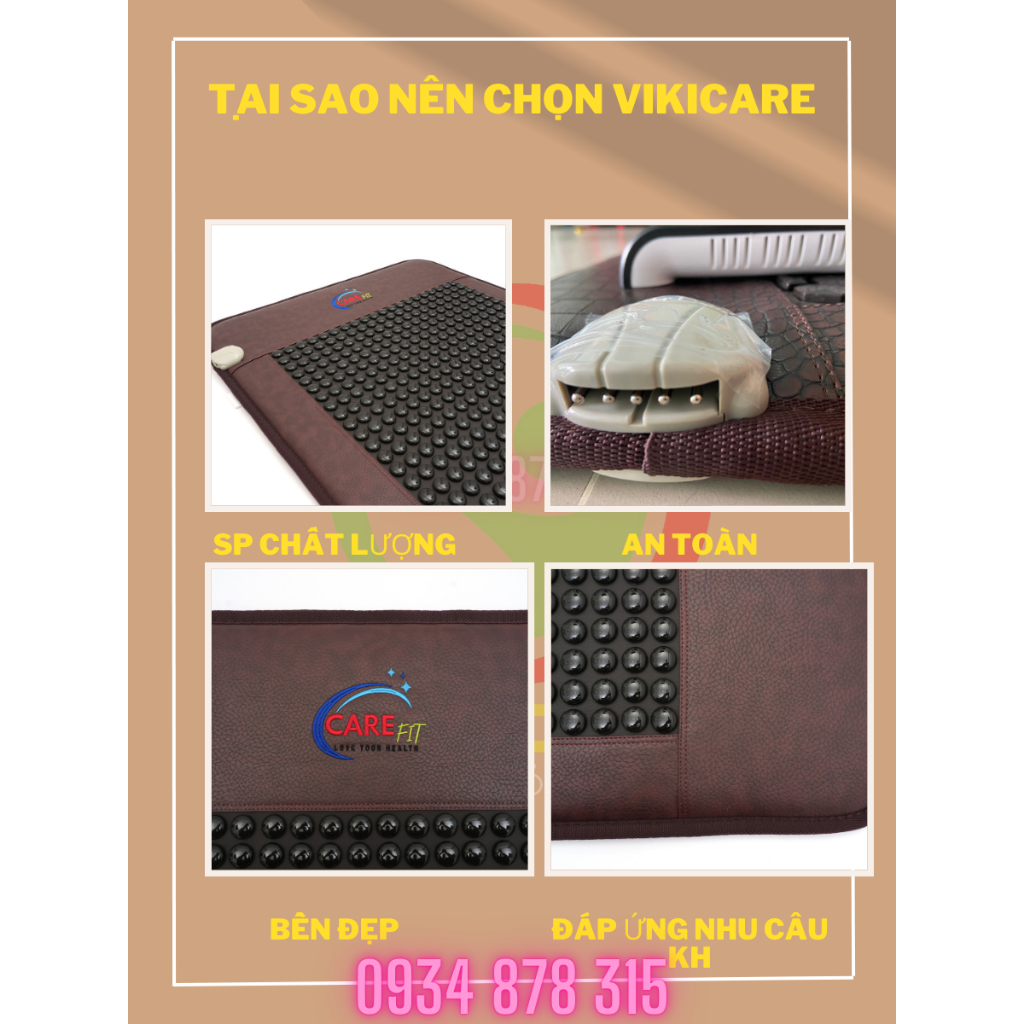 Thảm đá nhiệt nóng hỗ trợ giảm mỡ