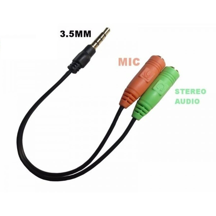 Headphone Jack - 3.5 Mic - Headphone Splitter Jack
