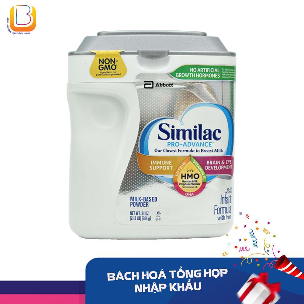 SỮA BỘT SIMILAC PRO-ADVANCE HMO NON-GMO MỸ 964G (Date 4.2022)