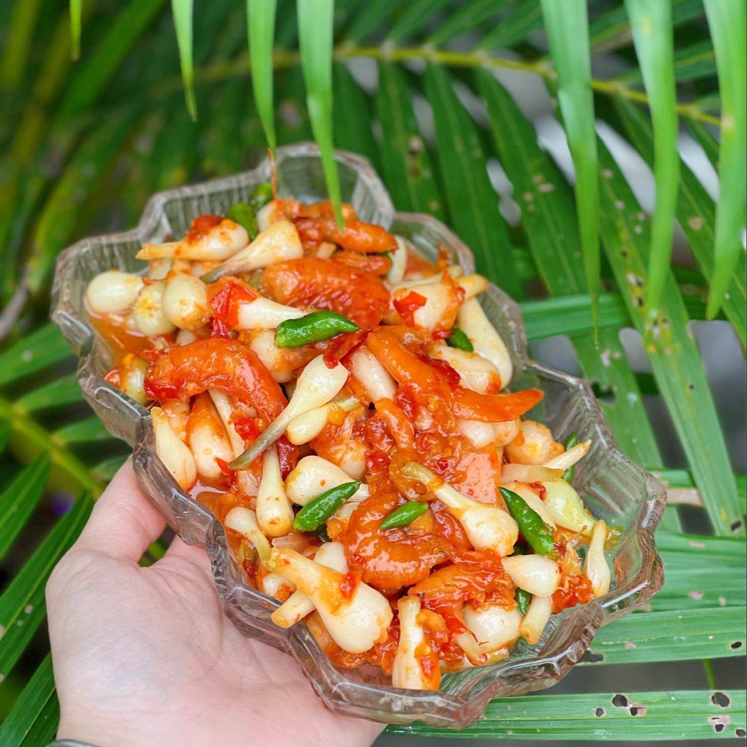 Mắm Tôm Chua trộn Củ Kiệu hũ 500g