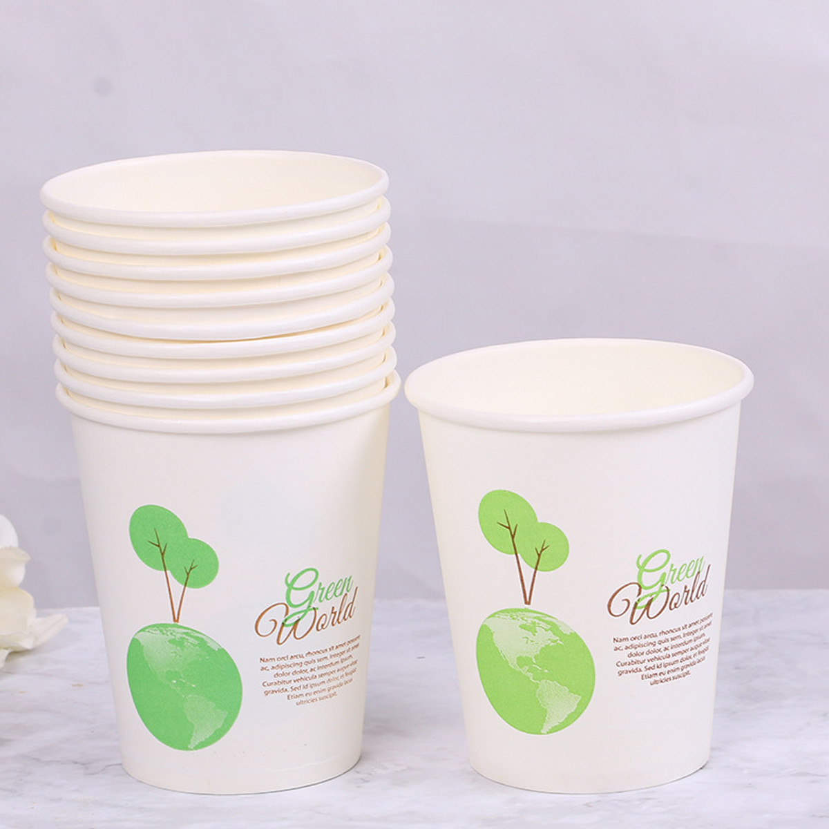 [Lốc 50 chiếc] Ly giấy, cốc giấy dùng 1 lần Misino cao cấp
