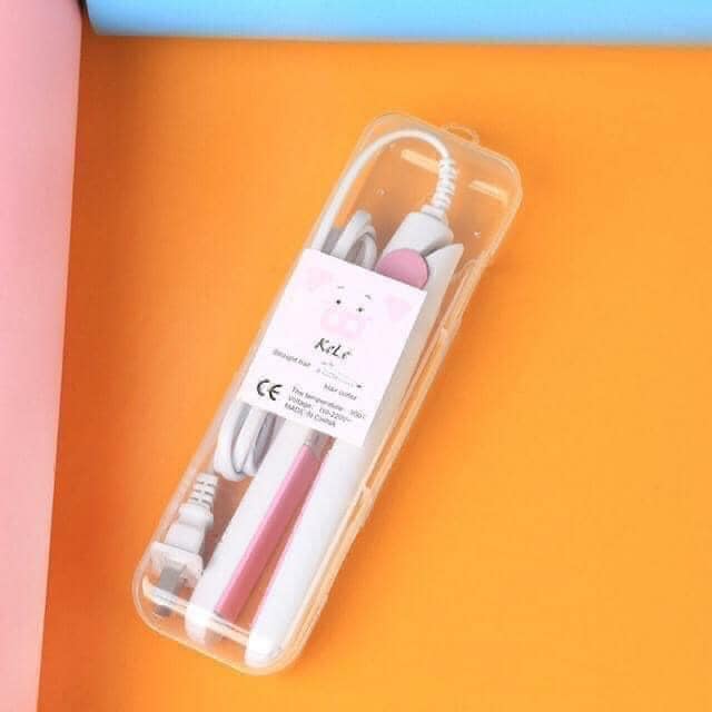 Máy duỗi tóc mini du lịch - Máy bấm tóc mini du lịch tặng hộp đựng cao cấp Máy là tóc