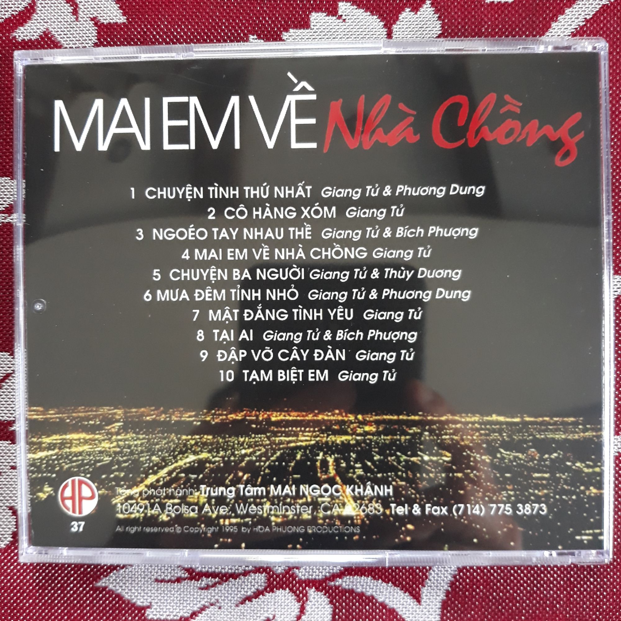 Bộ 2 cd Giang Tử phono