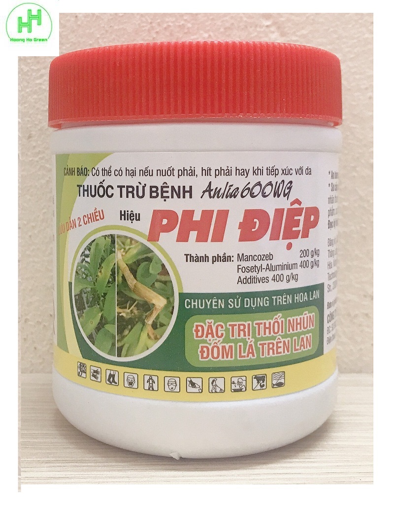 Chống thối Phi Điệp - Th uốc Trừ Bệnh Anlia 600WG Hiệu Phi Điệp, Chuyên Sử Dụng Trên Hoa Lan, Đặc T rị Thối Nhũn Đốm Lá Trên Hoa Lan, MỘT LIỀU DUY NH ẤT Khối Lượng: 100g