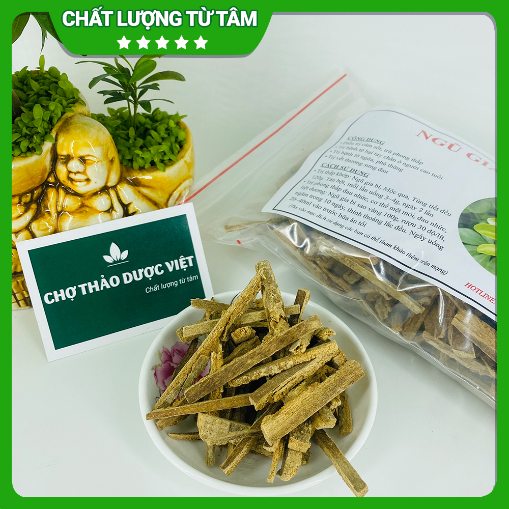 Ngũ gia bì 100g, khô, sạch, hỗ trợ giảm đau nhức xương khớp, tê bì tay chân