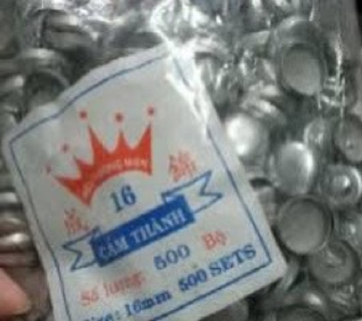Bịch 500 bộ phôi bọc nút vải