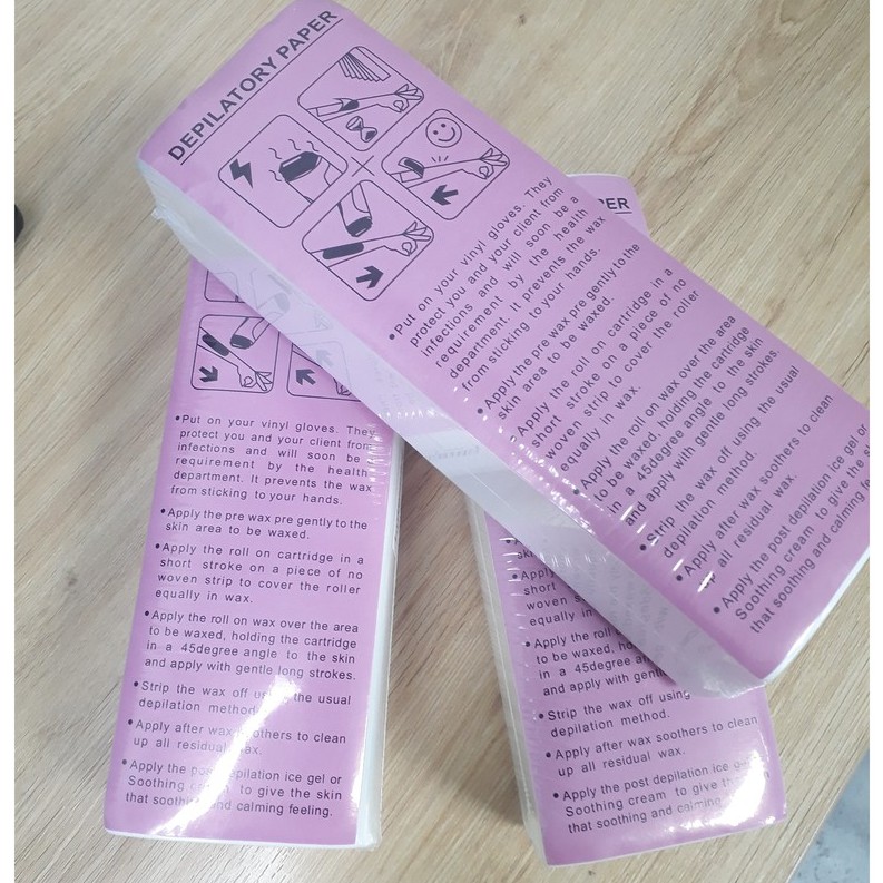 Giấy Wax Lông Depilatory Paper giấy tẩy lông