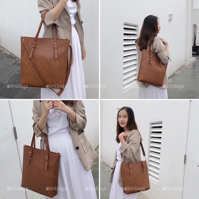 Túi Da Công Sở Vintage