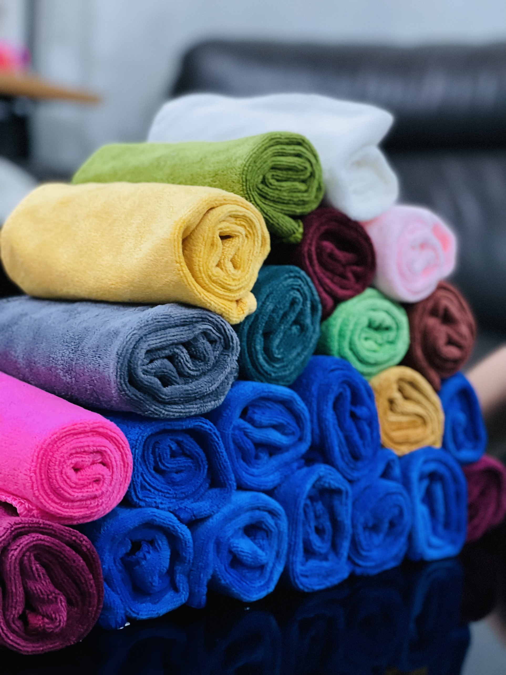 Combo 10 khăn lau đầu, khăn gội đầu SPA