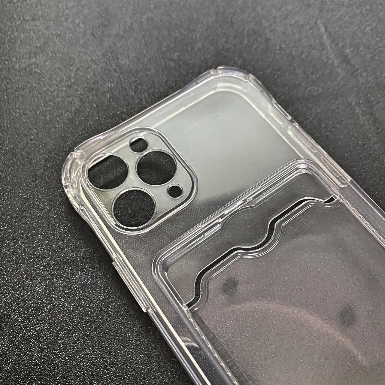 Ốp Lưng iPhone 11 Pro Dẻo Trong Suốt Có Khe Đựng Thẻ