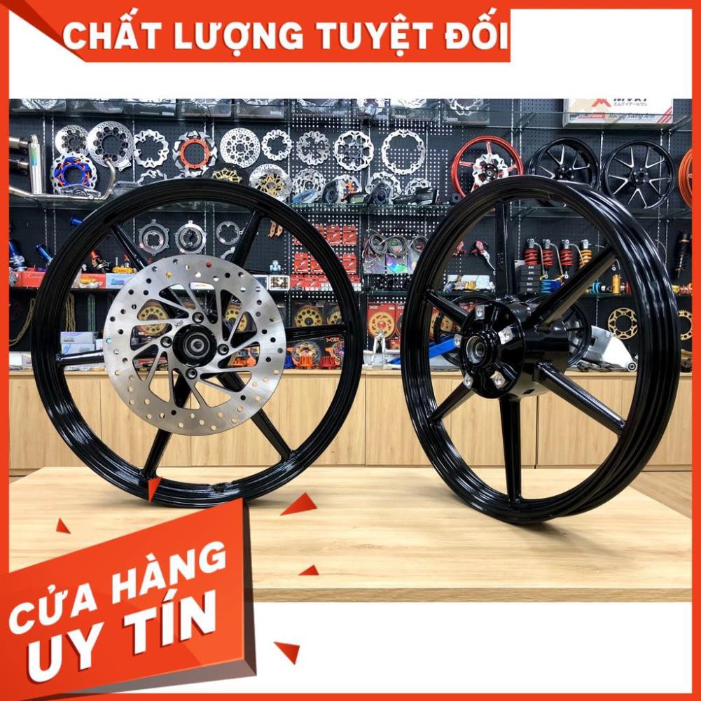 MÂM VÀNH 6 CÂY XPRO CHO EXCITER 150 ( FULL COMBO Mâm - Đĩa kiểu X1R - Bạc đạn) X1R