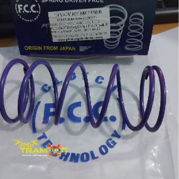 Lò xo trụ nồi sau hàng FCC độ nặng 31kg cho xe Honda Vision và các xe tay ga Honda khác