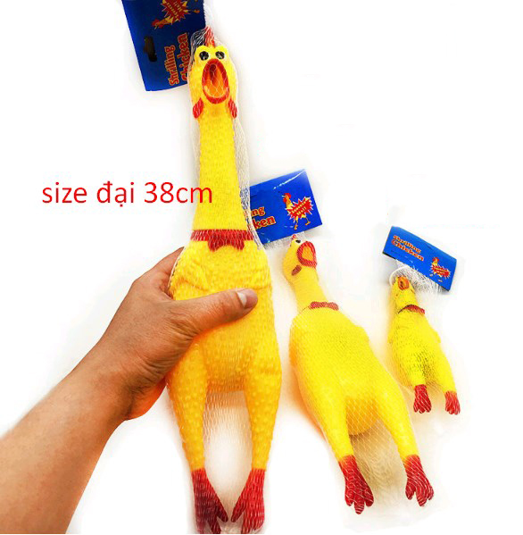 [HCM]Con Gà La Hét Vui Vẻ Cỡ Đại 38cm (Gà A Lử - Shrilling Chicken)