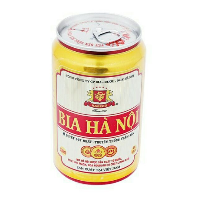 1 lon Bia hà nội