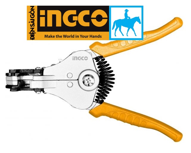 Kìm tuốt dây điện 180mm 7inch Ingco HWSP04