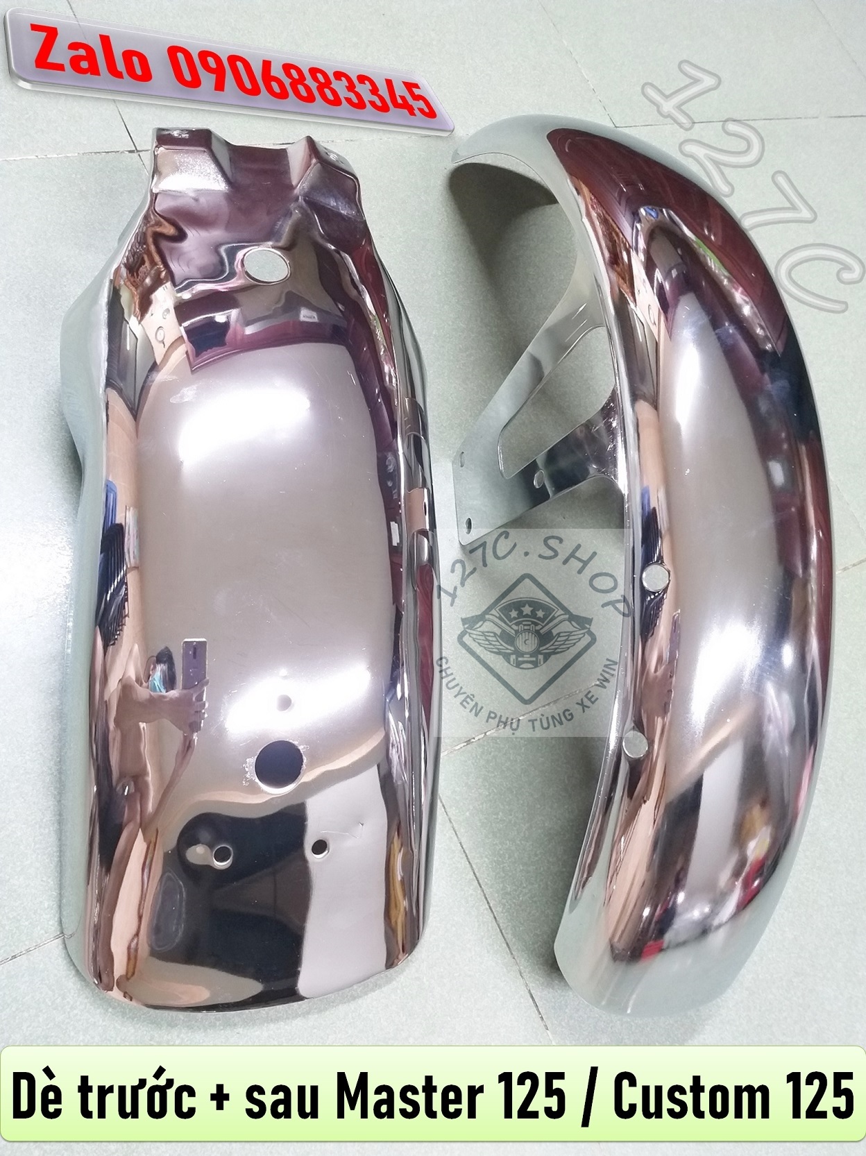 [HCM] Dè trước + sau Honda Master 125 / Custom 125