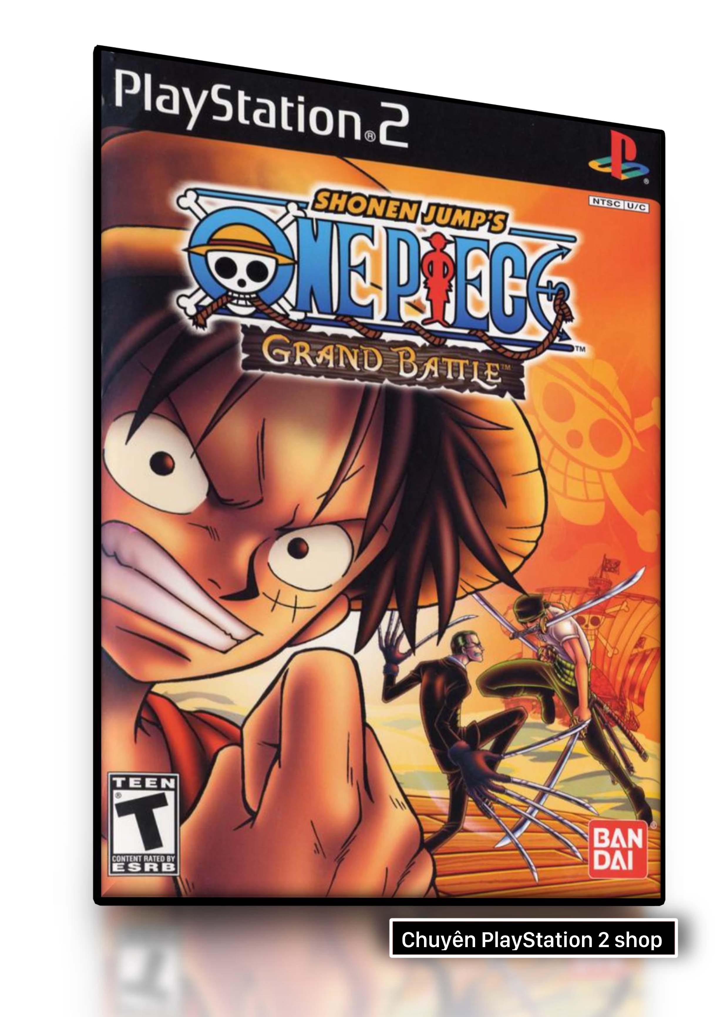 Đĩa game ps2, one piece: grand battle cho máy game ps2