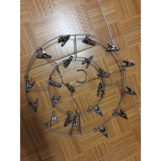 Móc chùm inox 20 kẹp