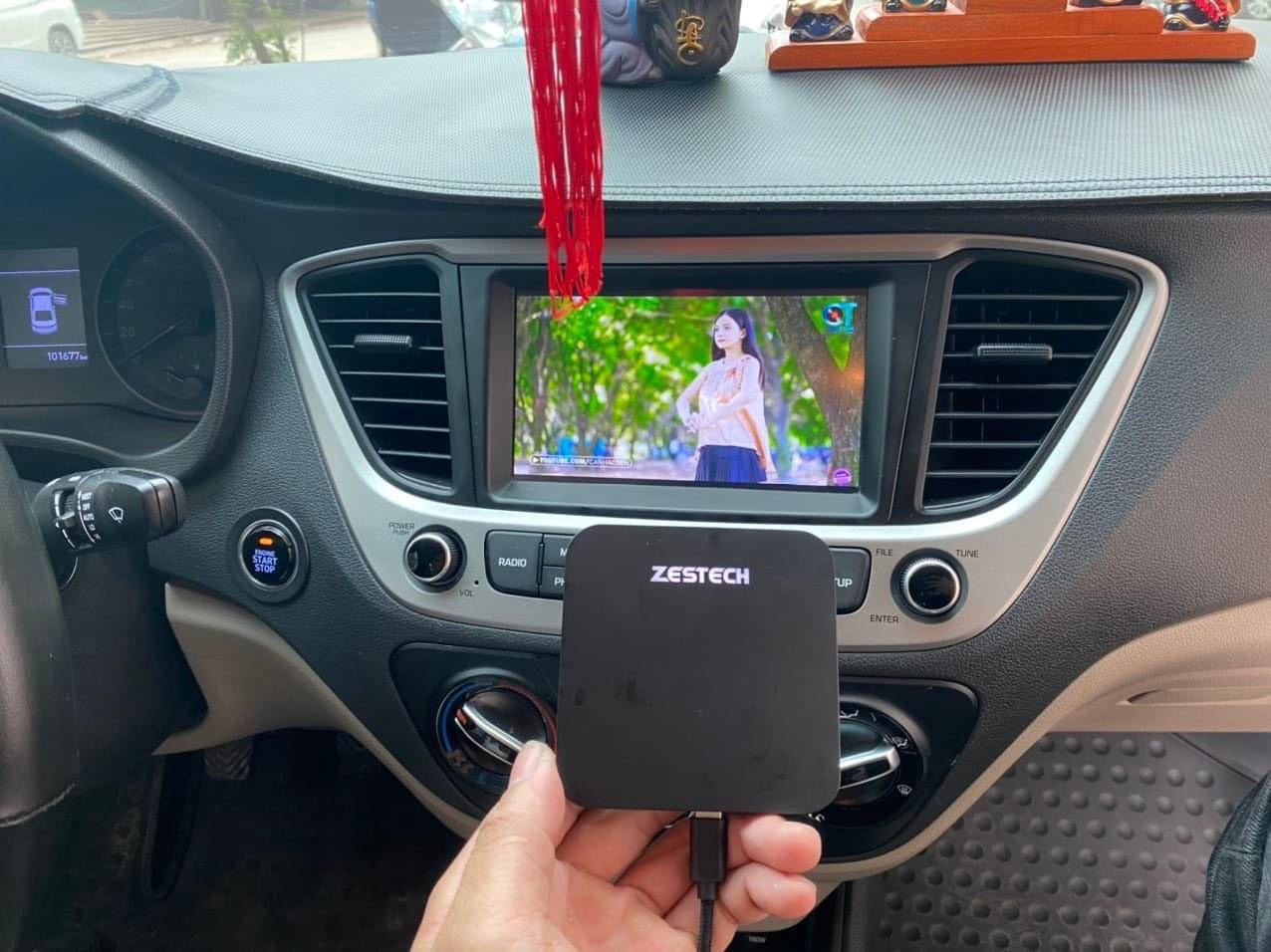 Android Box Zestech DX100 [ Tặng Camera Hành Trình ] Cho Ô Tô Chính Hãng