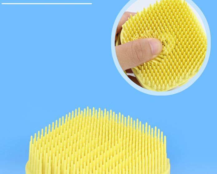 Miếng tắm silicon có chỗ đổ sữa tắm