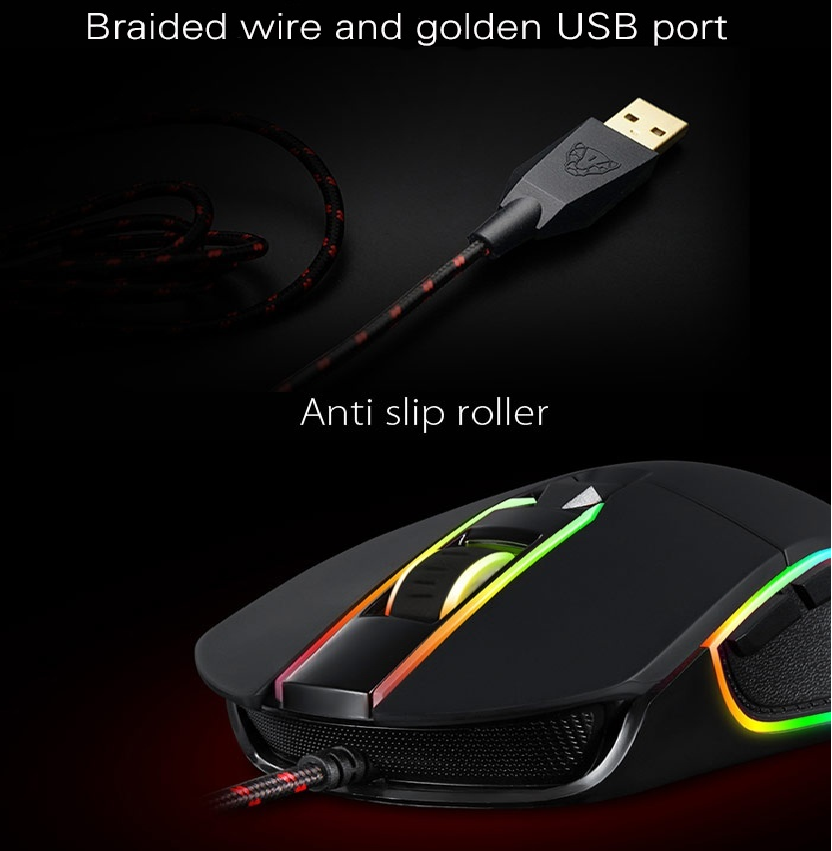 Chuột game thủ Motospeed V30 Optical Gaming Mouse LED RBG