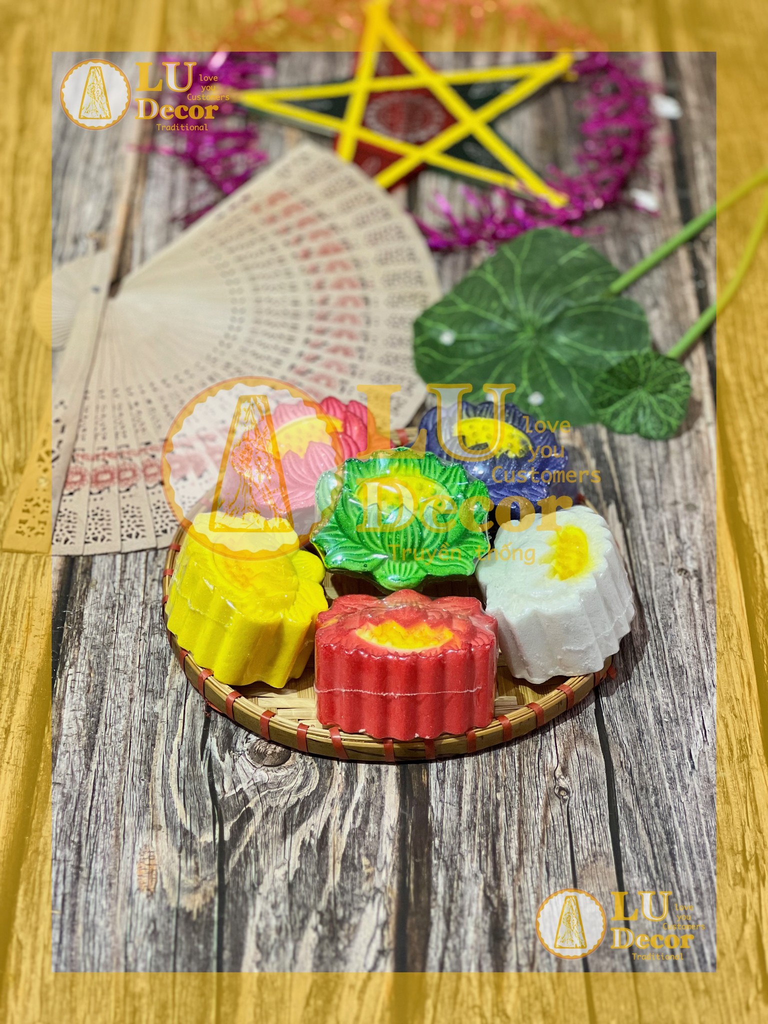 Oản rustic, oản coarse flower lotus Lu