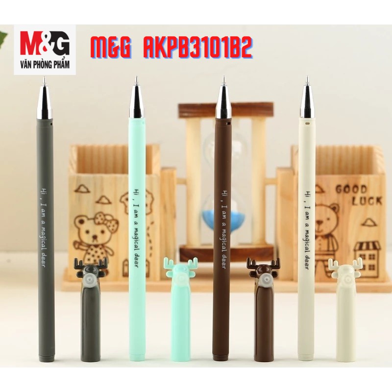 Bút nước xóa được M&G AKPB3101 (Giao màu ngẫu nhiên ạ) - Xanh (Chiếc)